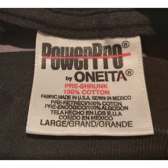 Power Pro Oneita Cliff Bonamie Silkmasters Tiger Short Sleeve Shirt LARGE-VTG - Picture 9 of 10